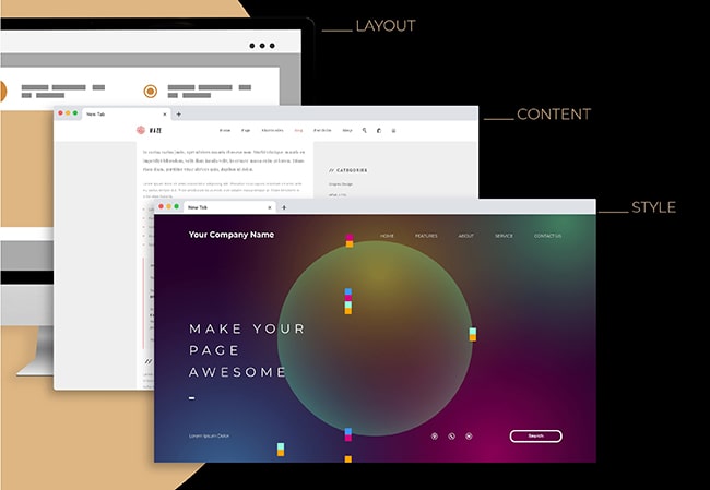 Mẫu website đơn giản